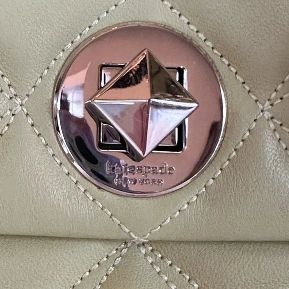 Kate Spade Yellow Quilted Natalia Shoulder Bag - Picture 2 of 13